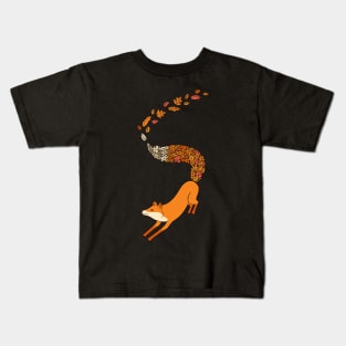 Leafy Fox Kids T-Shirt